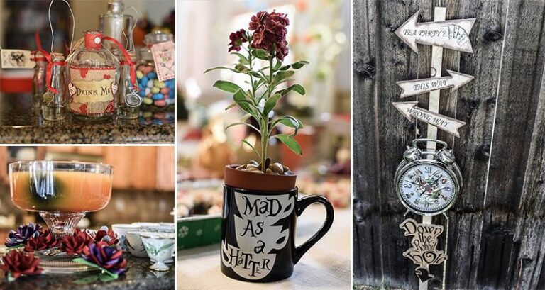 Alice In Wonderland-Themed Bridal Tea Party