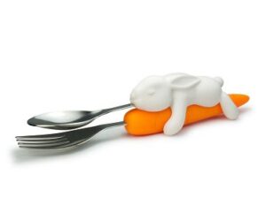 Bunny And Carrot Nesting Utensils spoon