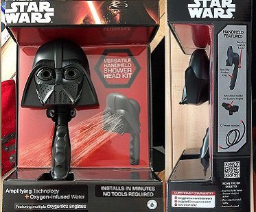 Darth Vader Shower Head box