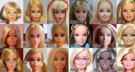 Evolution Of Barbie 56 Years