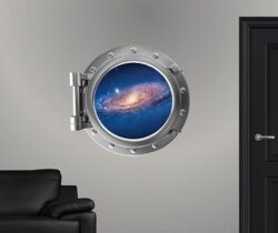 Galaxy Porthole Wall Sticker