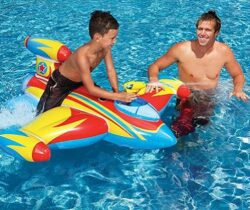 Inflatable Spaceship With Water Gun