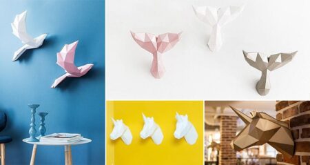 PAPA Geometric Animal Wall Art