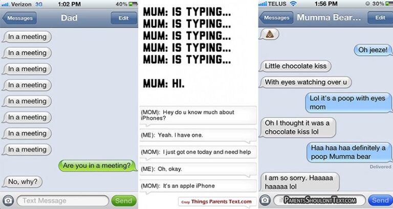 Parent Texting Fails