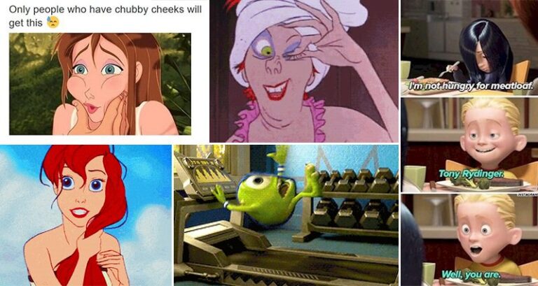 Relateable Disney Characters