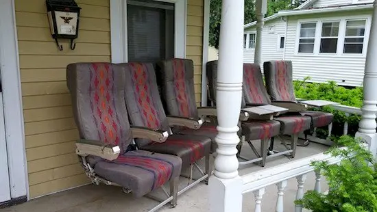 airline seating porch