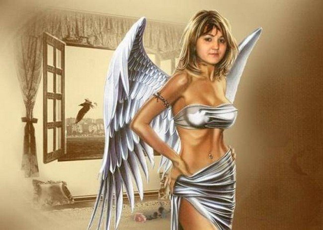 angel woman photoshop