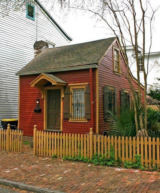 brown tiny house