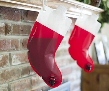 christmas stocking flask