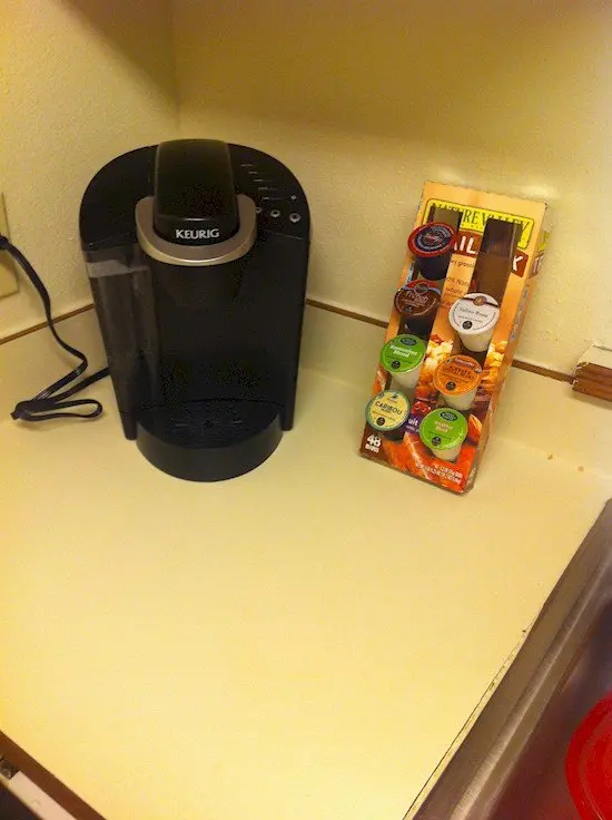 coffee pod display