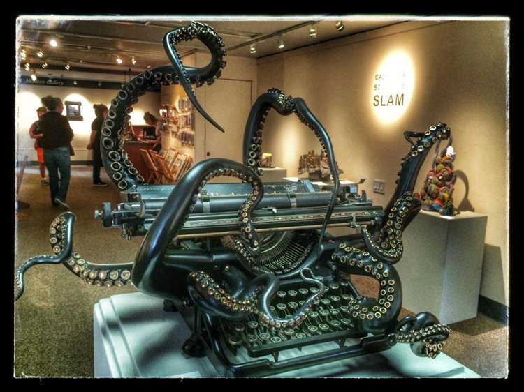 courtney-brown-octopus-typewriter-exhibition