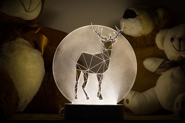 deer lamp