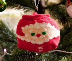 father christmas bauble socks