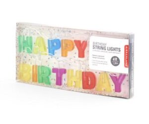 happy birthday string lights box
