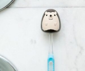hedgehog toothbrush holder