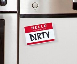 hello dishwasher sign