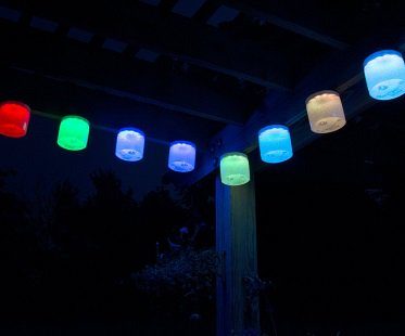 inflatable solar lantern lights