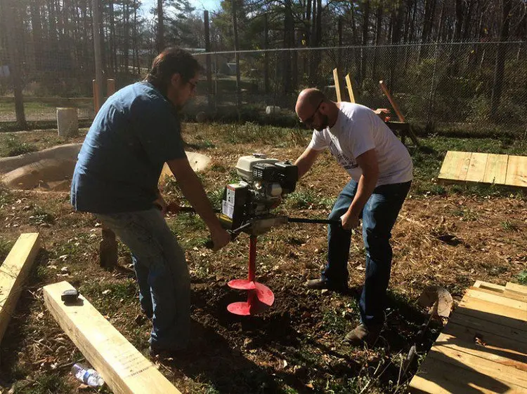 men working outdoors