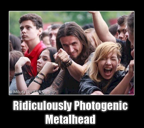 photogenic metalhead