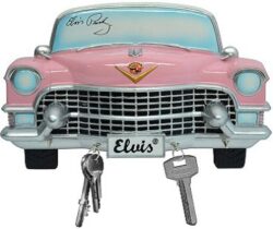 pink cadillac key holder