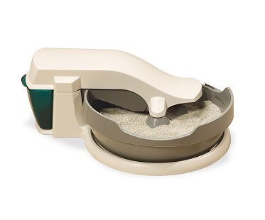 self cleaning cat litter box home