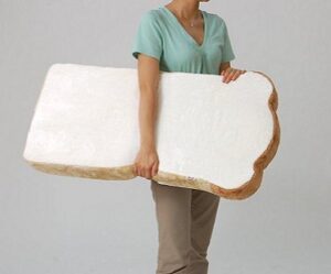 sliced bread chair white cushion