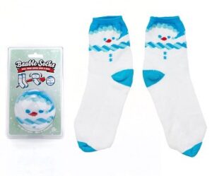 snowman bauble socks pack