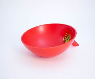 strainer bowl red