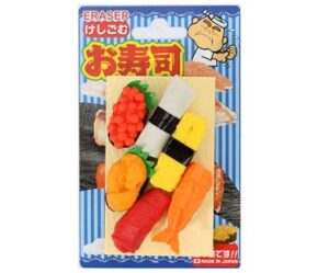 sushi erasers pack