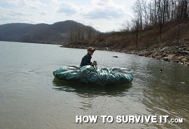 tarp raft