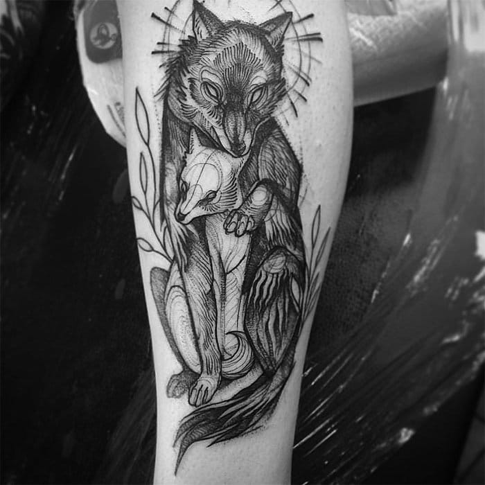 tattoo-foxes