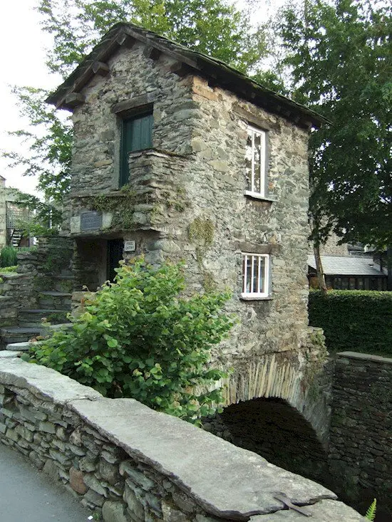 tiny house on bridge