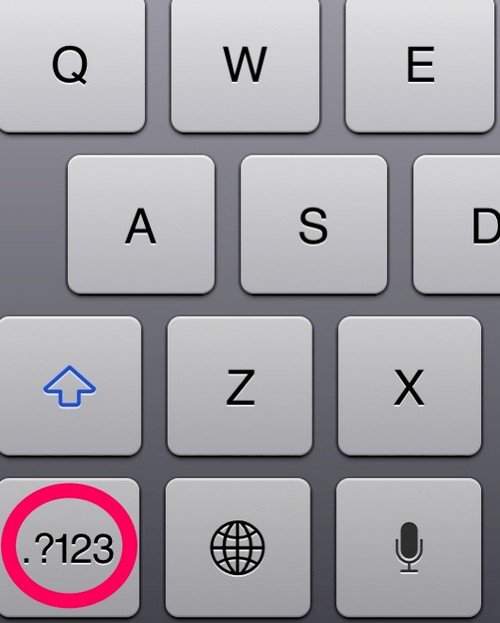 123 keypad