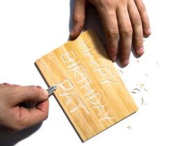 Carve Your Own Postcard