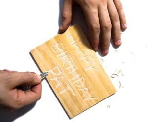 Carve Your Own Postcard