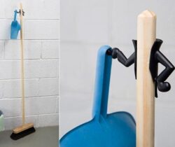 Dustpan Holder And Broom Hanger