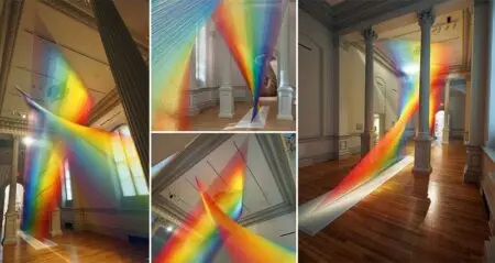 Gabriel Dawe Rainbow Sculpture Everyday Material