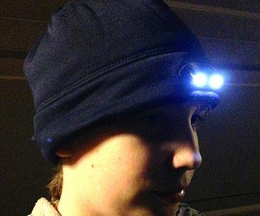 LED beanie hat light up