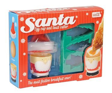 Santa Egg Cup and Toast Cutter box