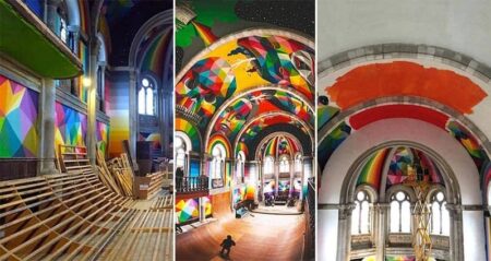 Spanish Church Colorful Skate Park