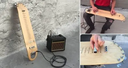 Stereotank Lap Guitar Skate Deck