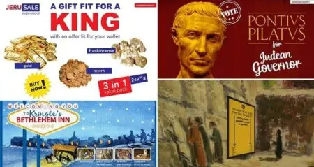 Vladi Paunescu Mario Niculae Advertising Biblical Times