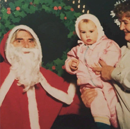 baby with santa