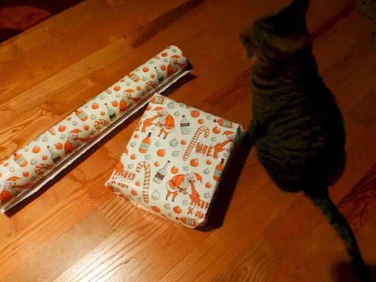 bad santa wrapping paper