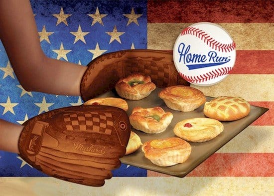 baseball mitt oven glove