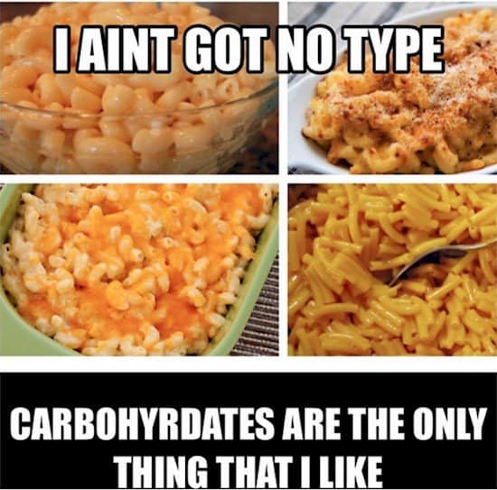 carbohydrate appreciation