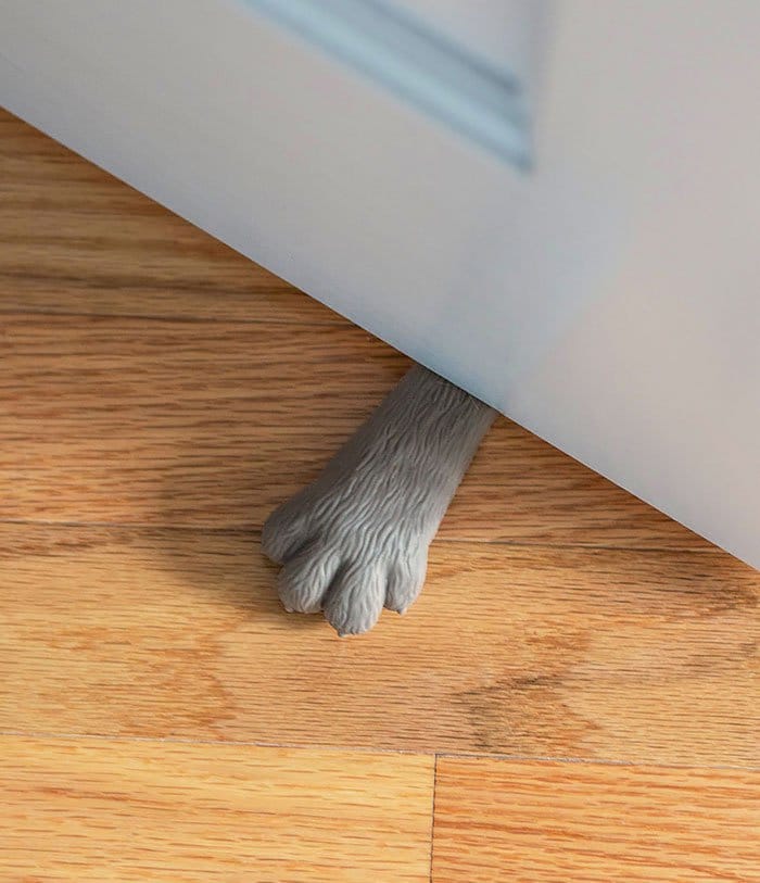 cat paw doorstop