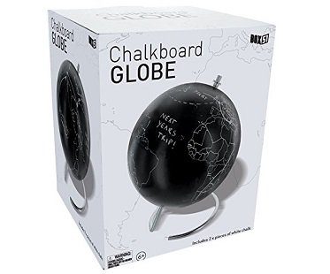 chalkboard globe box