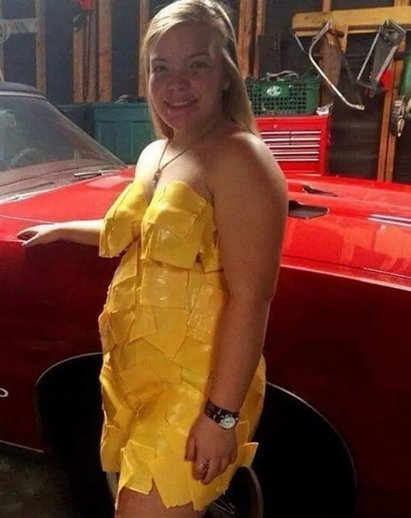 cheese slice dress