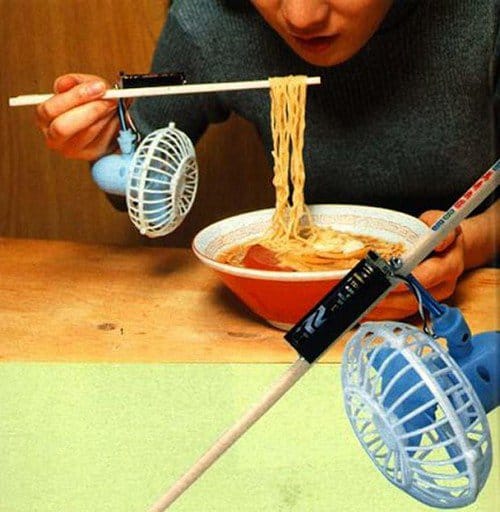 chopstick fan